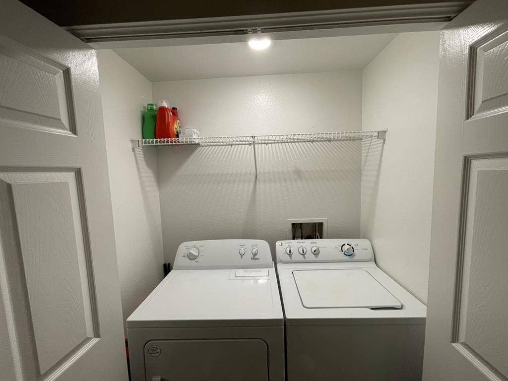 Private bedroom and bathroom