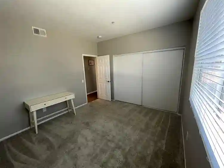 Private bedroom and bathroom