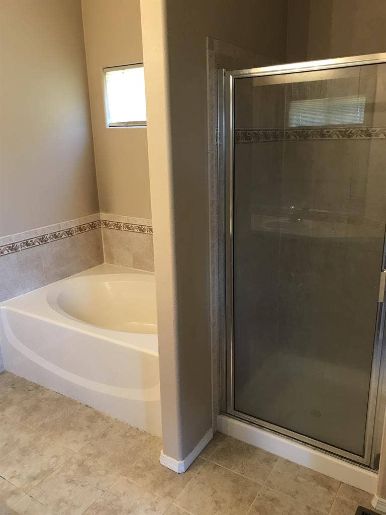 Master bedroom with ensuite bath