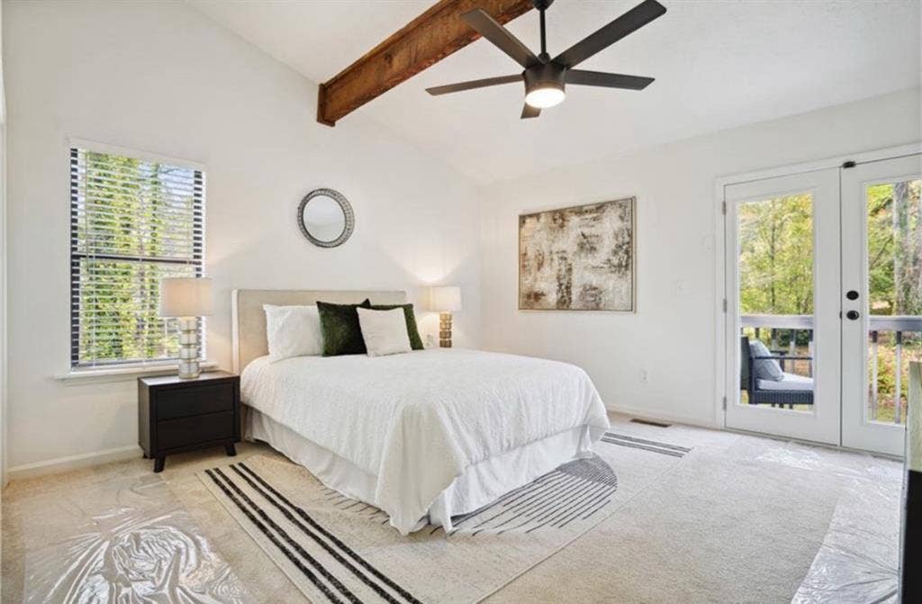 Furnished private bedroom & bath