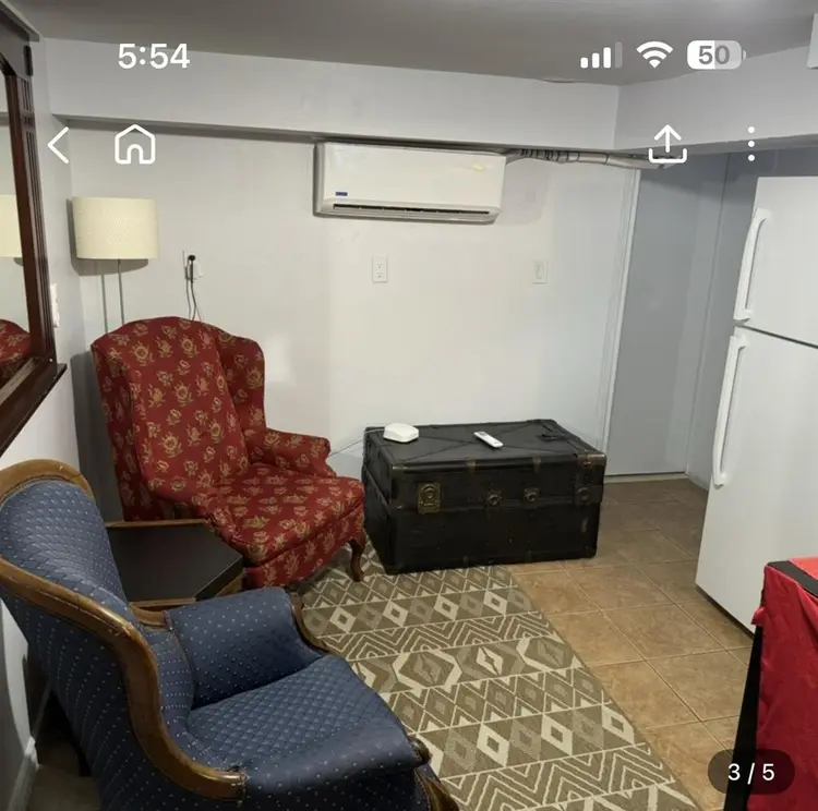 Furnished room for rent.