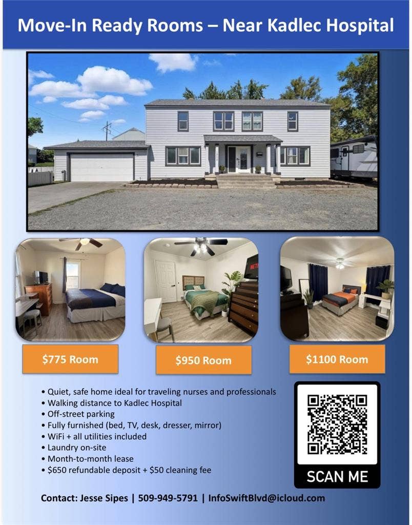 Fully Furnished - Central Richland