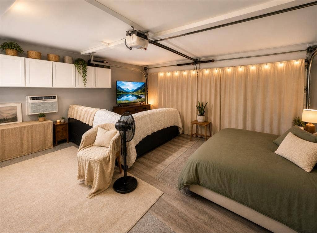 Large studio w private entrance.