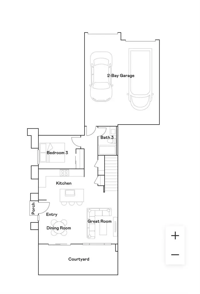 2 rooms in Ontario
