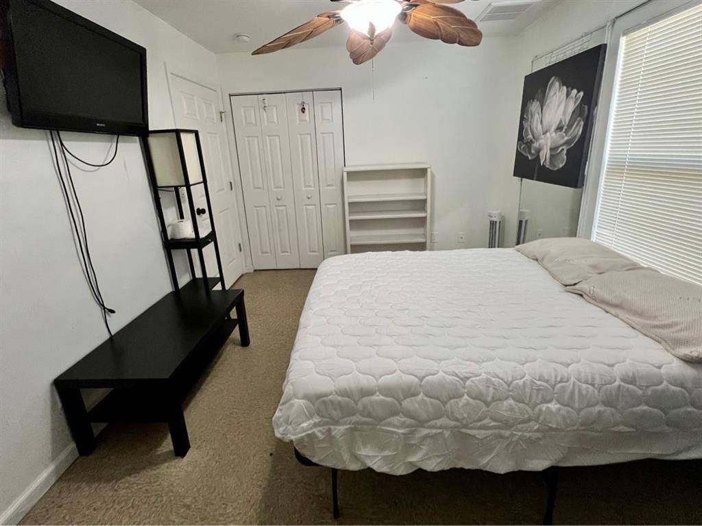 Private furnished  bedroom