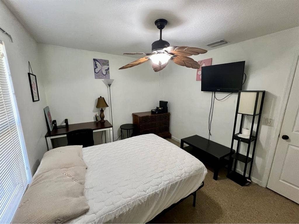 Private furnished  bedroom