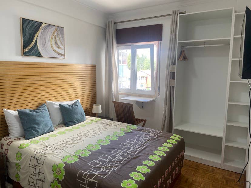 bedroom with private bathroom