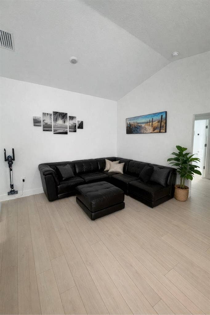 Master bedroom with master bath