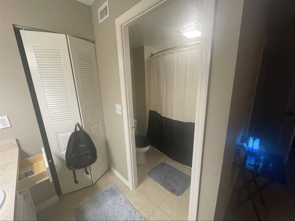 1 master bedroom available