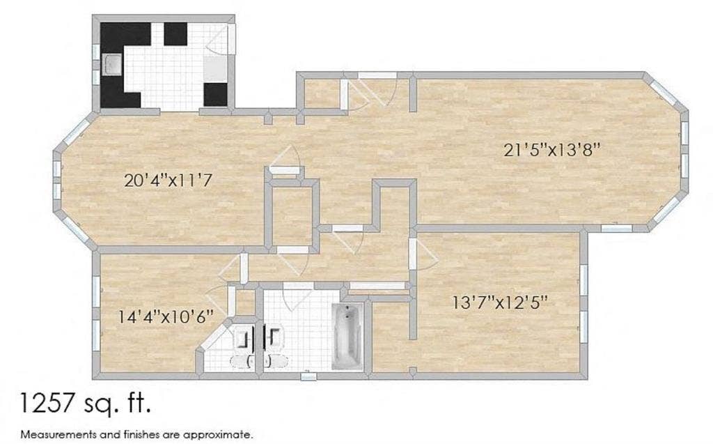 SPACIOUS 2 BED OAK PARK APARTMENT