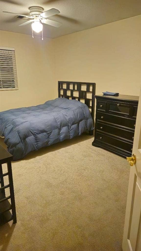 Bedroom and private bathroom