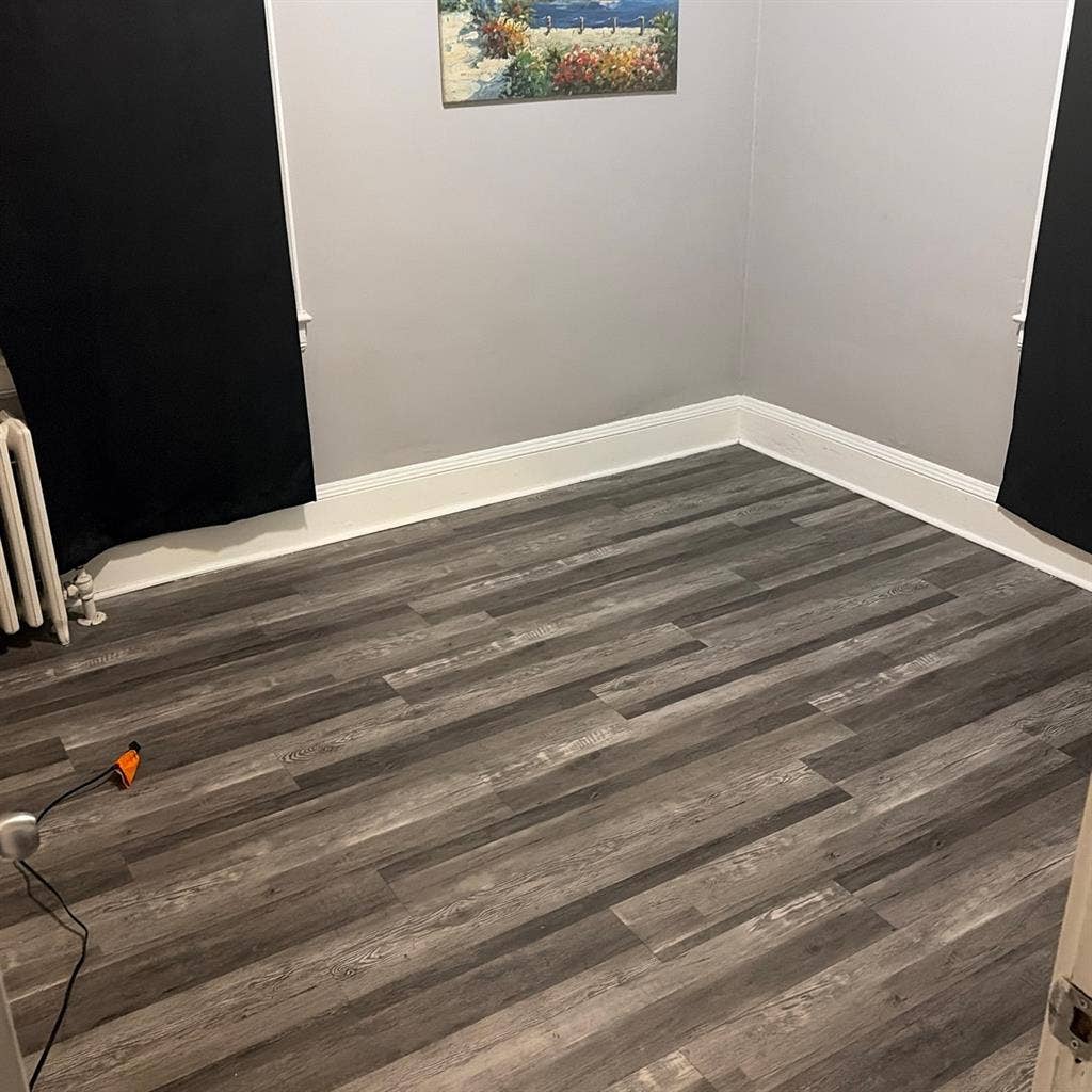 Room and shared bathroom