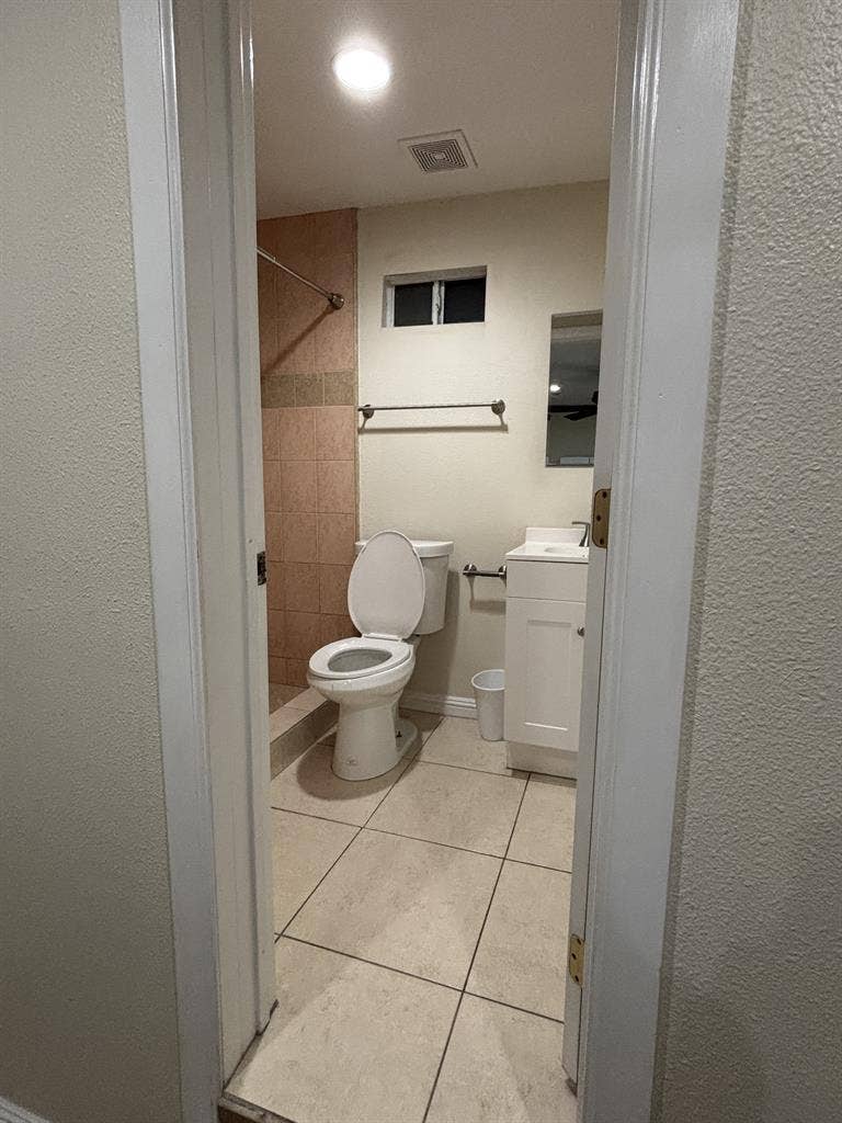 Large private room with restroom