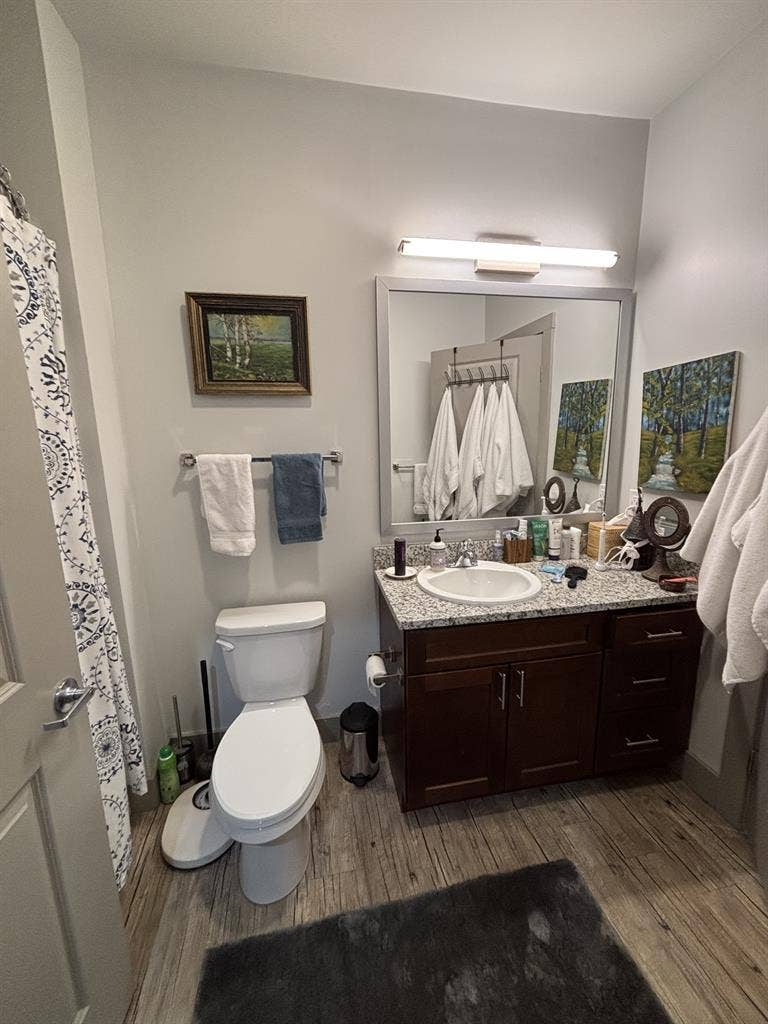 Sublet with option to rent.