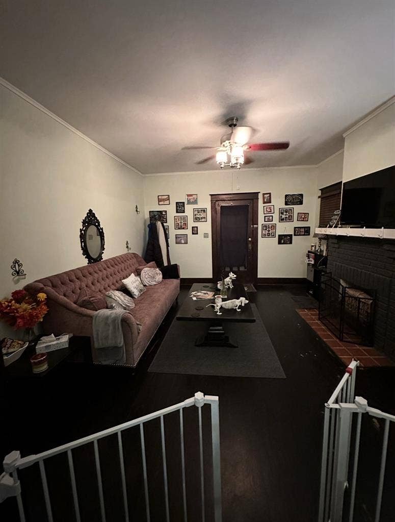 Furnished Bedroom + bathroom