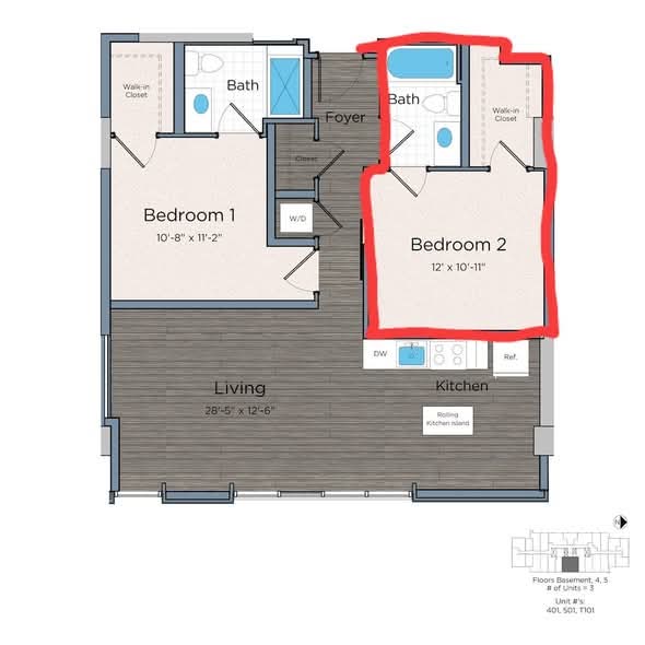 Private room+bathroom in SW DC!