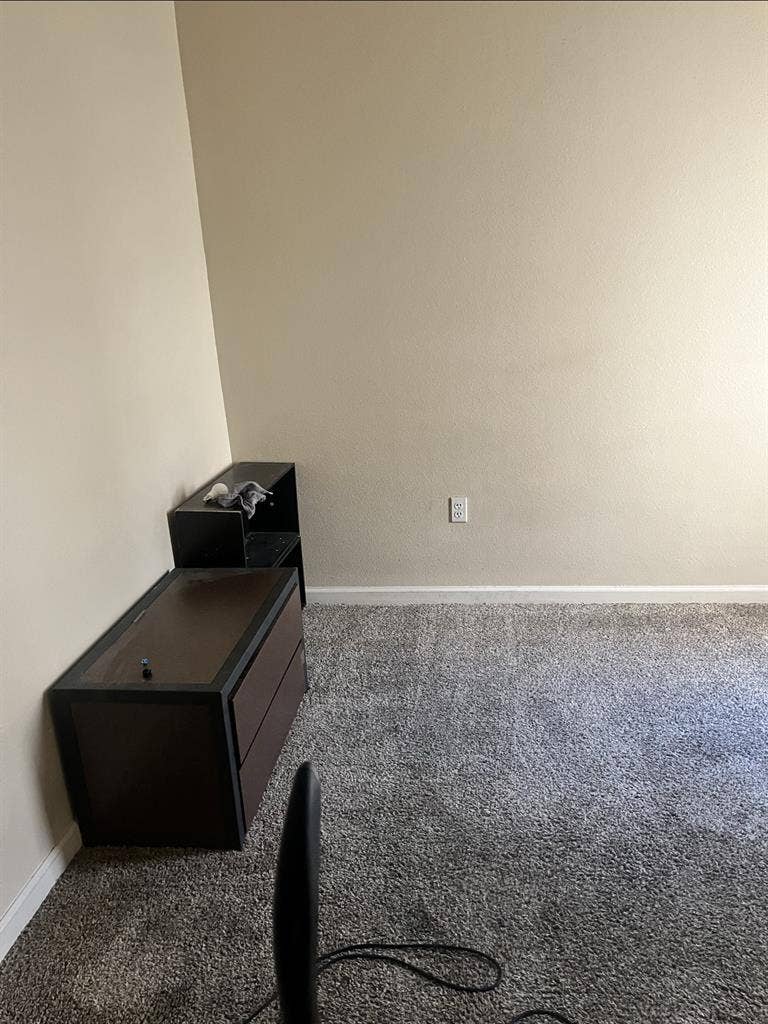 Large bedroom and bathroom