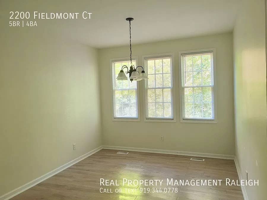 4 BR in Raleigh