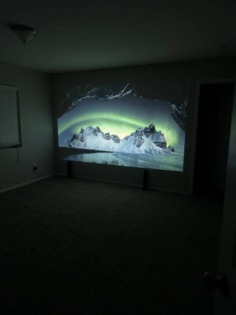 King Bed Master Bedroom Movie Room