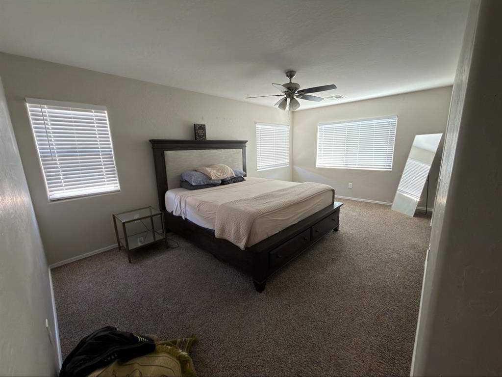 King Bed Master Bedroom Movie Room