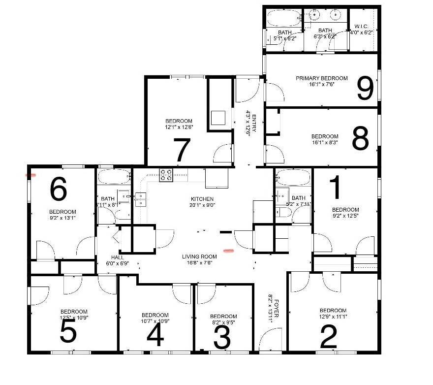 9 BR in Houston