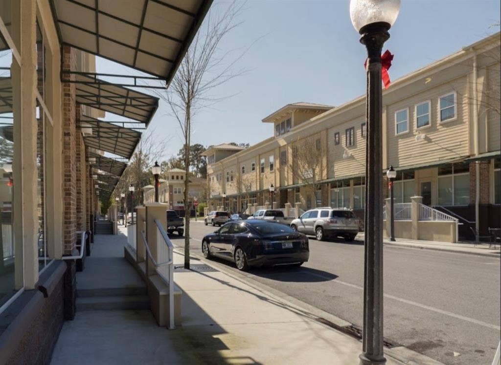 Large room with private bathroom.