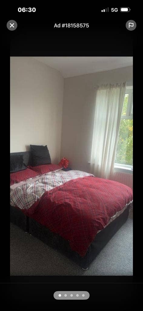 Fully furnished double bedroom
