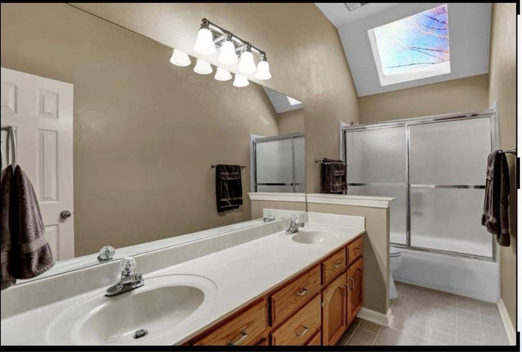 pink room available shared bathroom
