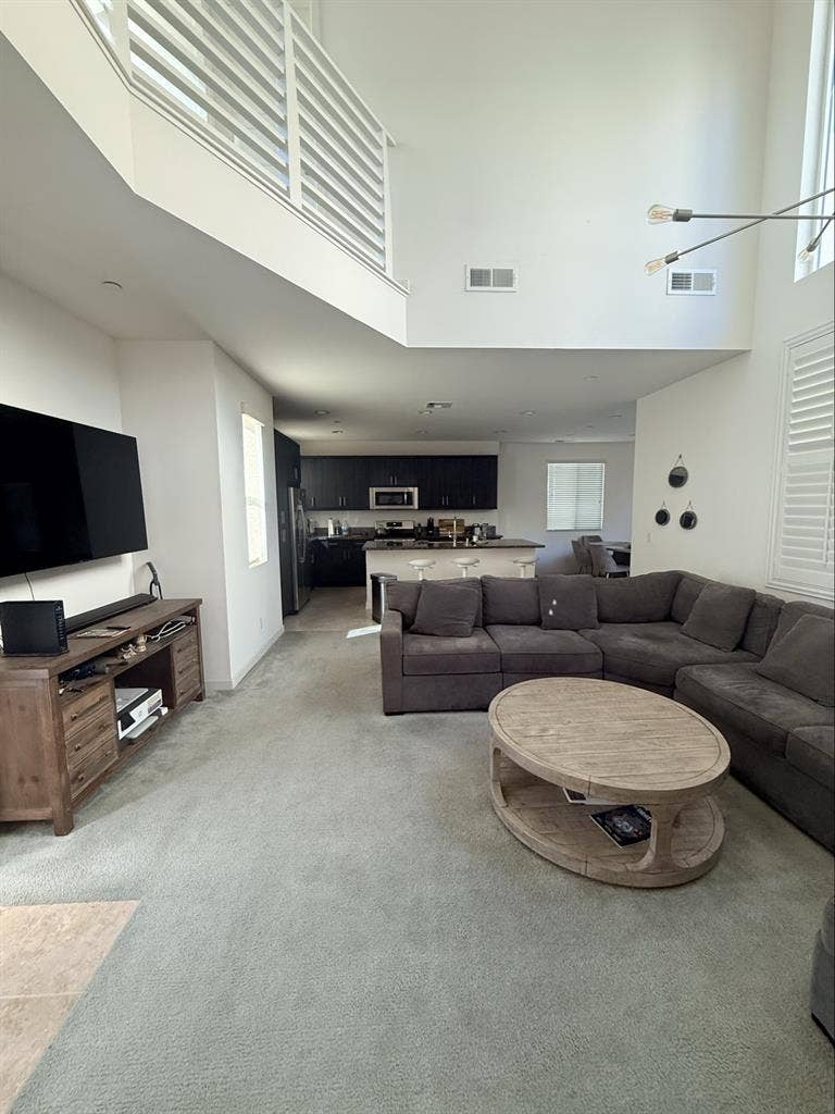 Furnished master bedroom