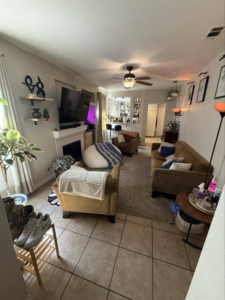 Private Room, Shared Living Spaces