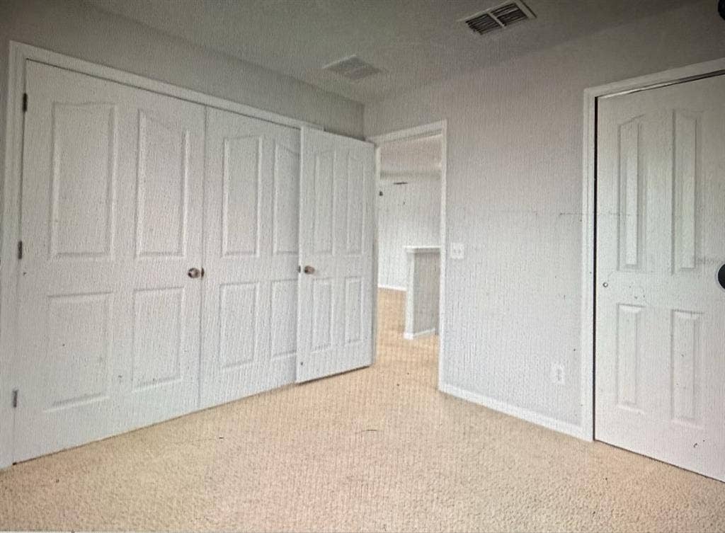 Bedroom and shared bathroom