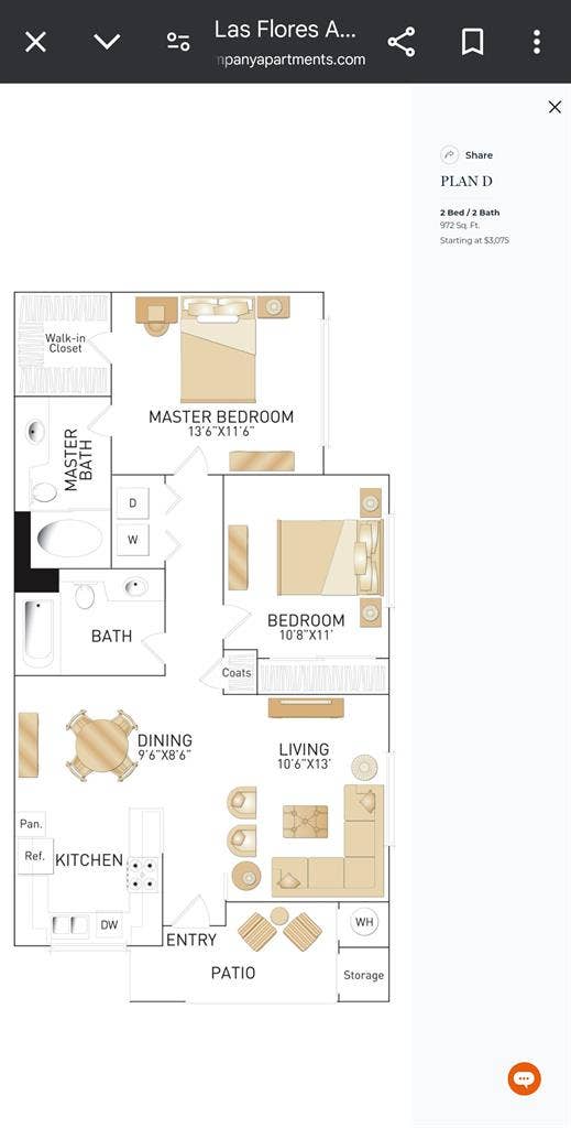 Renting a master bedroom