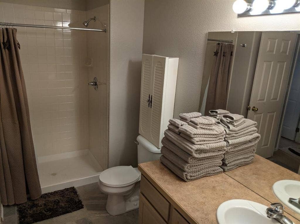 Furnished Bedroom Shared Bath