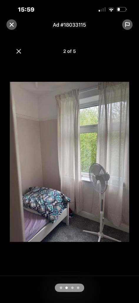 A furnished box room