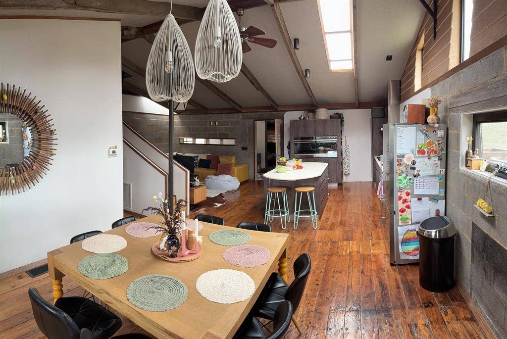 Shared house in a farm