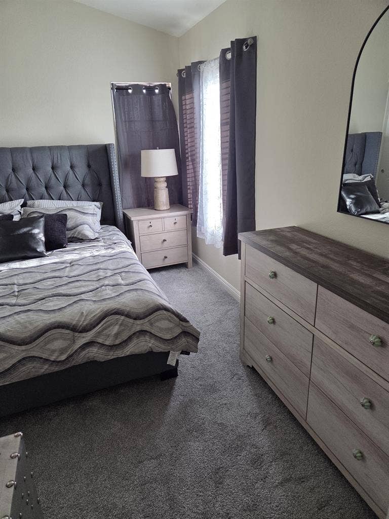 Furnished roo[REDACTED]ew Queen beds.