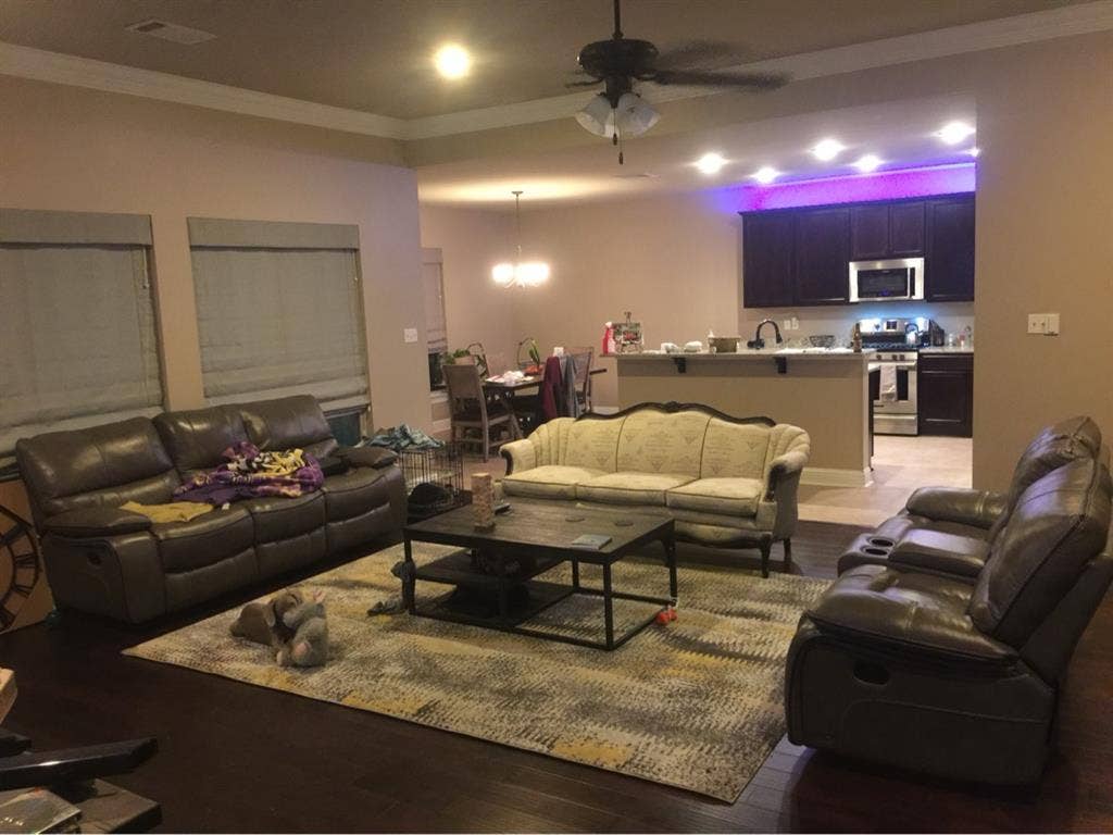 Private Room + Living Space