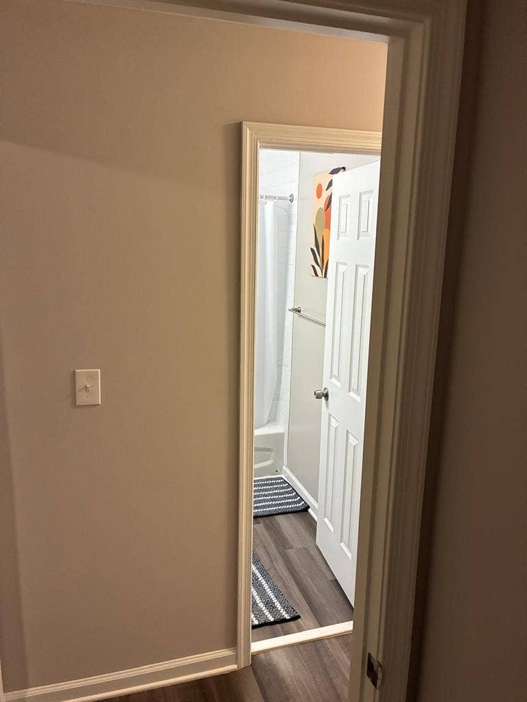 1 unfinished Rm w/private bathroom