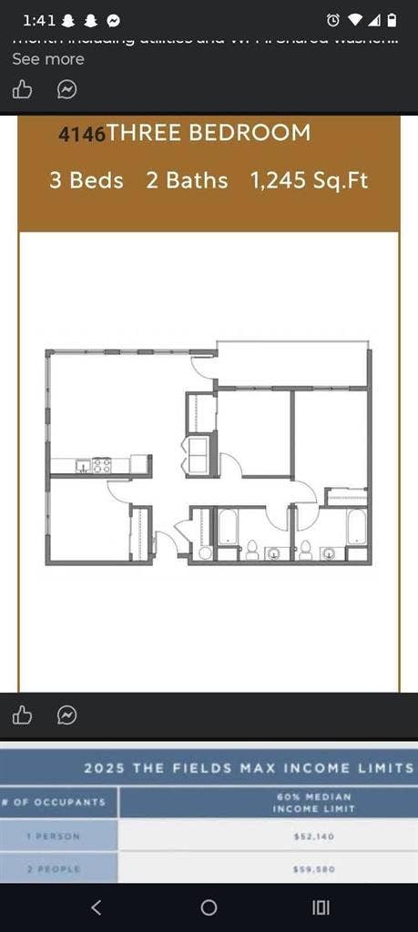 Move in date June 1st