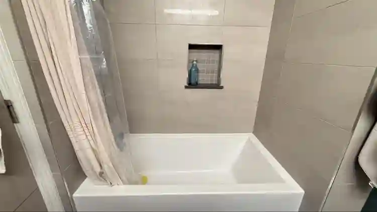 Master bed with private bath