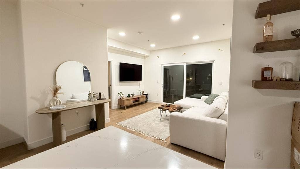 Master bed with private bath