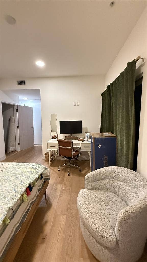 Master bed with private bath