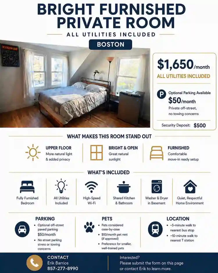 Private Room - All utilities inc