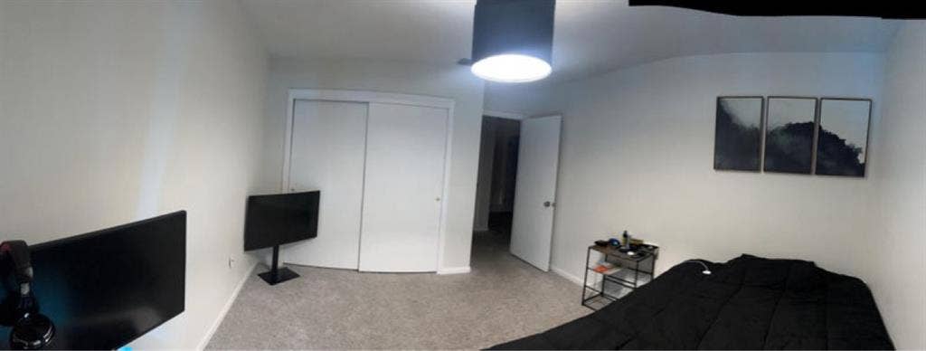 Large room in a renovated townhouse