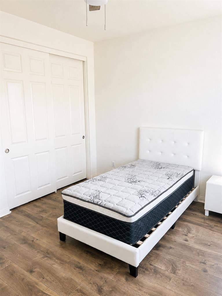 One bed full bathroom available