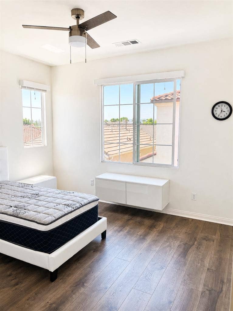 One bed full bathroom available