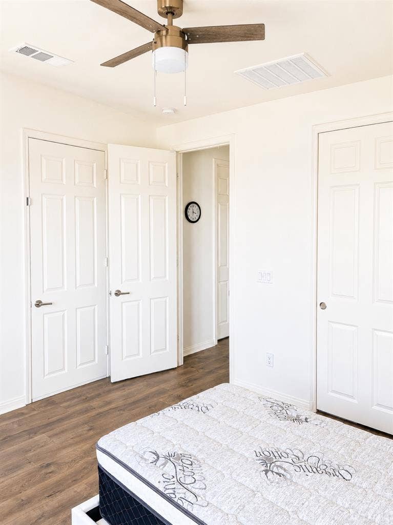 One bed full bathroom available