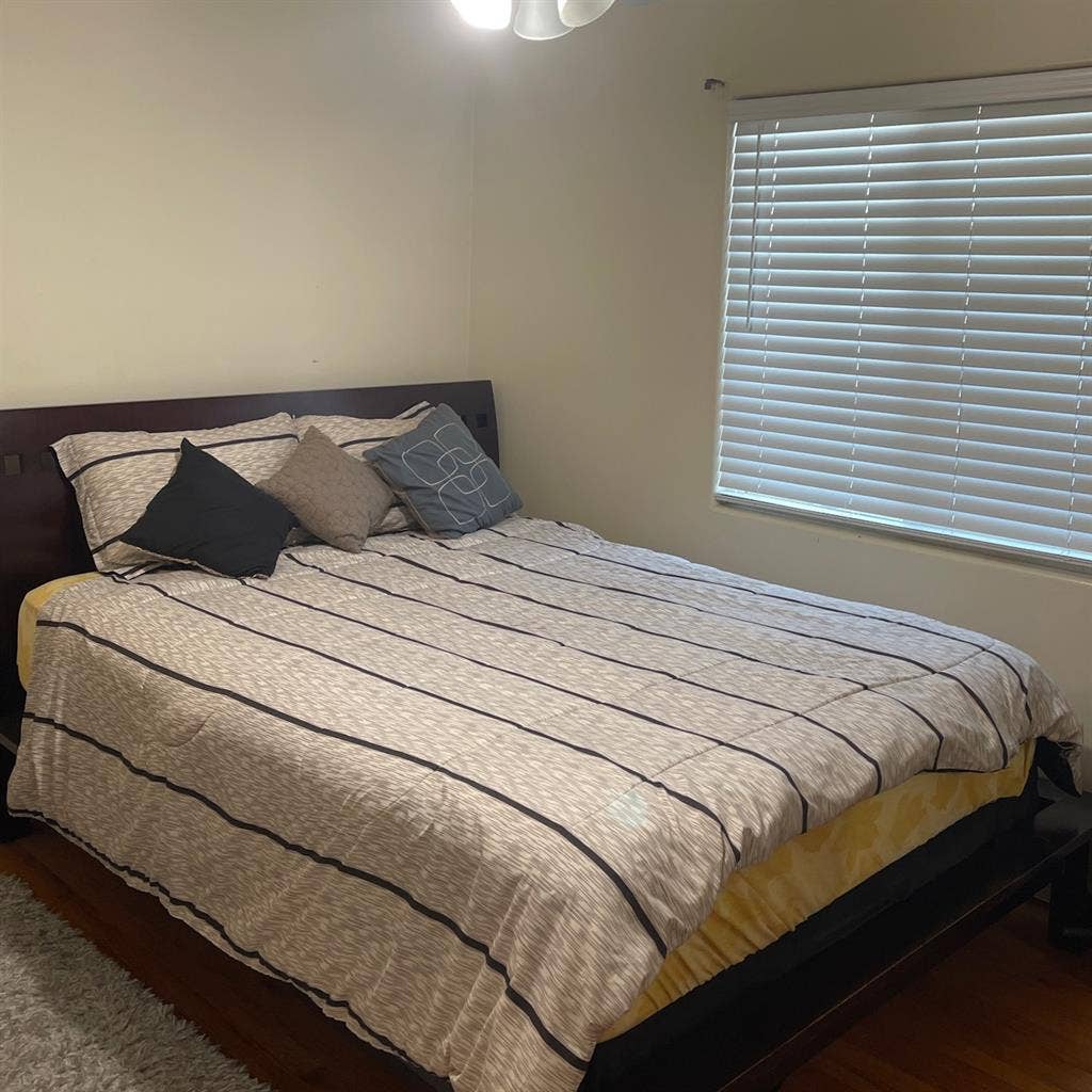 Clean room with hardwood floor
