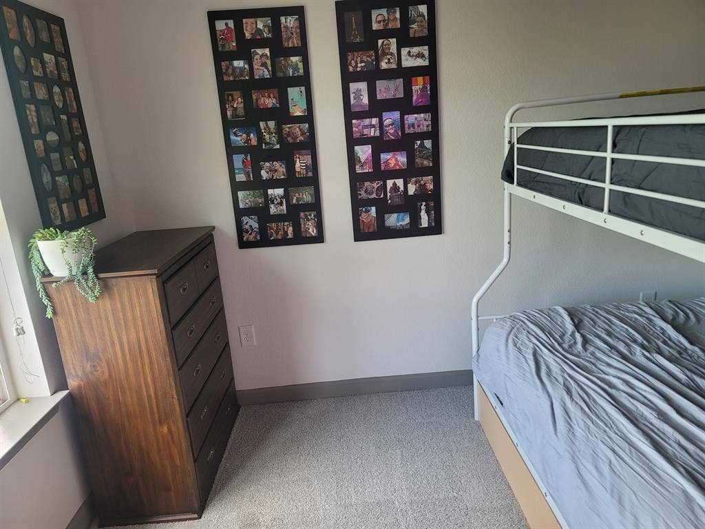 Private 1br 1ba, shared living/kit