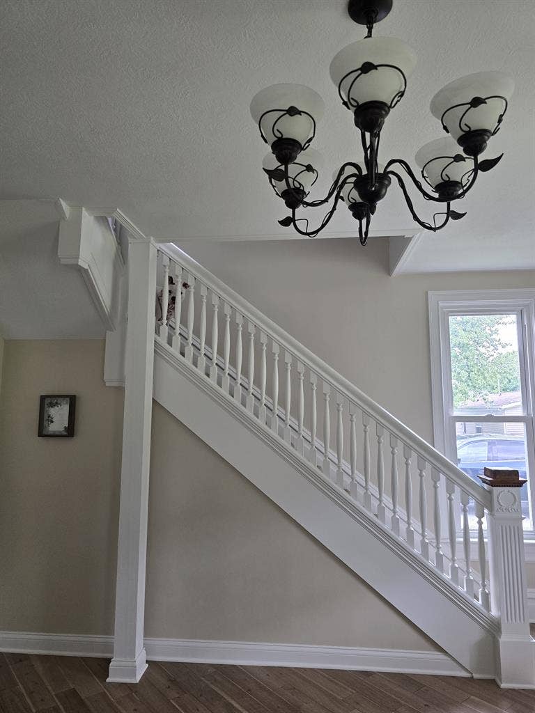 Private upstairs bed and bath